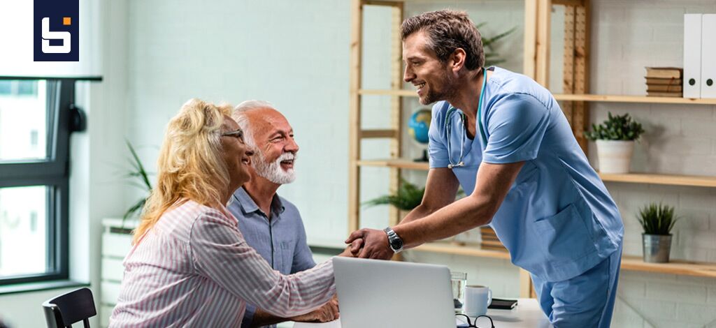 Illustration depicting AI-driven strategies for Medicare Advantage lead generation in 2025.